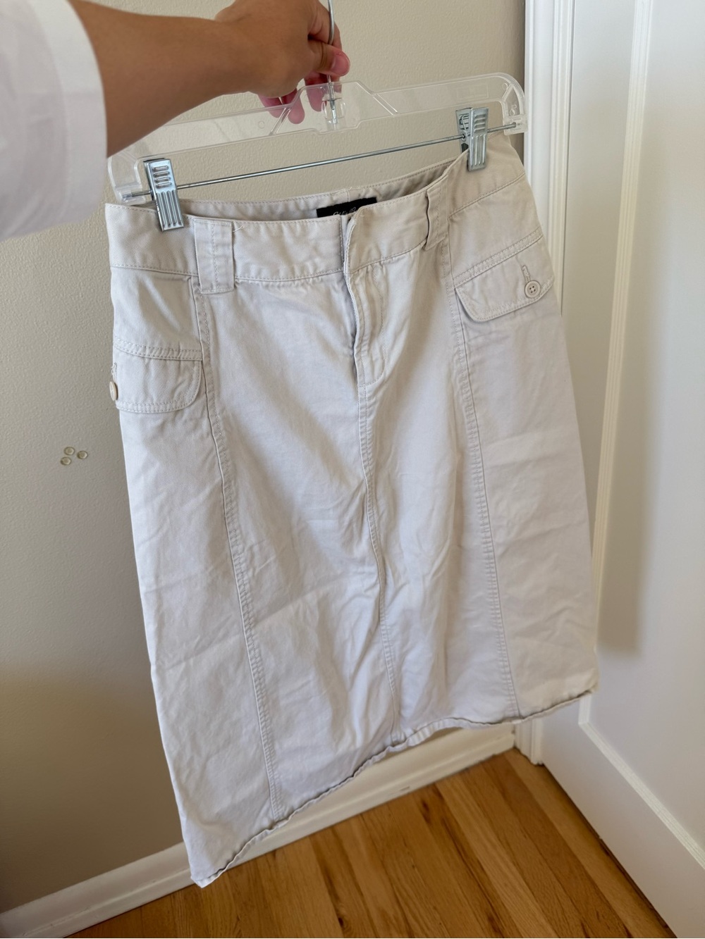 Vintage Eddie Bauer Khaki Midi Skirt - Picture 6 of 10